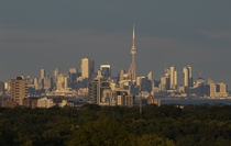 Torontos skyline from Erindale Mississauga