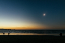 Totality seen on the beach in Coquimbo Chile July nd  