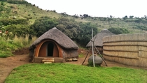 Traditional Basotho villiage in Lesotho Africa 