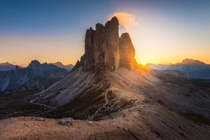 Tre Cime di Laverdo Dolomites Italy 