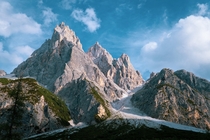Tre Scarperi Dreischusterspitze Tre Cime National Park Dolomites Italy 
