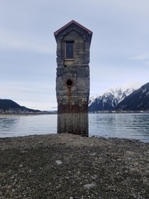 Treadwell mine pump house Douglas AK Built in  three years before a massive collapse of the mines