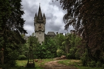 Trees grow wild around Miranda Castle Belgium  Photographed by Thomas Mueller