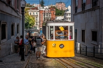 Trolley in Lisbon Portugal 