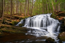 Tucker Brook Falls in Milford NH USA 