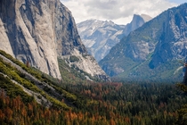 Tunnel View at Yosemite National Park CA 