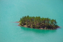 Turquoise Island Diablo Lake WA 