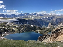 Twin Lakes along the Beartooth Pass Montana- 