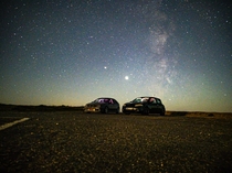 Two of my favourite things my turbo Renault and the night sky