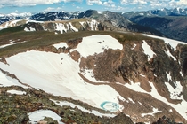 Tyndall Glacier from Hallett Peak Colorado 