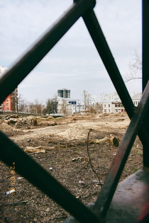 Ukraine Kharkiv city center abandoned  years