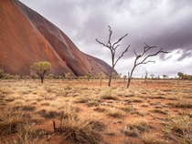 Uluru in the rain NT Australia 