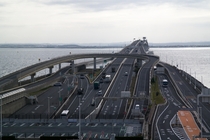 Umihotaru Island Japan The place when tunnel crossing the Tokyo Bay becomes a bridge