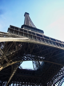 Under the Eiffel Tower Paris France 