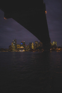 Underneath the Sydney Harbour Bridge 