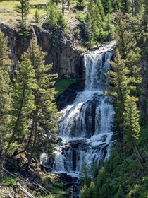 Undine Falls Yellowstone National Park 