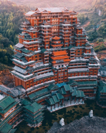 Unfinished hotel in Guizhou China Photo credit to abeastinside