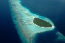 Uninhabited island in the Maldives 