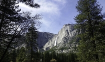 Upper Yosemite Falls in California 