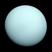 Uranus the beautiful blue pearl in the sky 