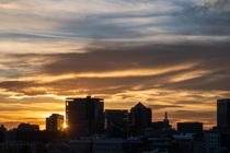 Urban sunset  - Salt Lake City UT 