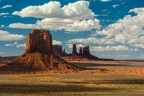 Valley Shadows - A beautiful sky over the Monument Valley UtahArizona  photo by T Dingle
