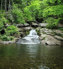 Van Campens Glen Waterfall Hardwick NJ 