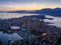 Vancouver at dusk