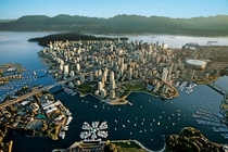 Vancouver from the sky 