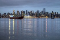 Vancouver Skyline at Night 