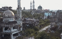 Vegetation reclaimed the city of Marawi in the Philippines years after the Battle of Marawi that happened in 