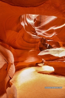 Vertical shots get little love here but the tall winding slots of Antelope Canyon is gorgeous this way 