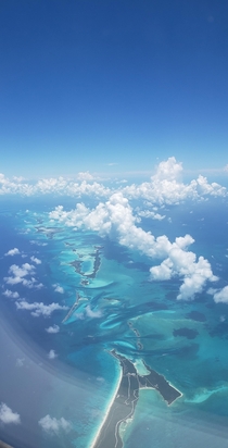 View above Nassau Capital of The Bahamas 
