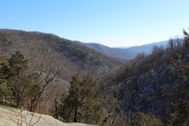 View Climbing Up White Oak Canyon Virginia 