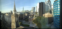 View from a hotel room in Central London