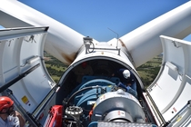 View from Inside a Wind Turbine 