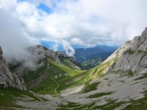 View from Mount Pilatus Lucerne Switzerland 