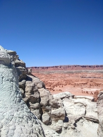 View from one of the highest points in Goblin Valley 