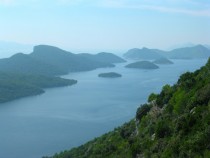 View from Sipan Island Croatia 