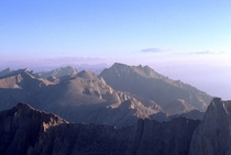 View From Summit of Mt Whitney 