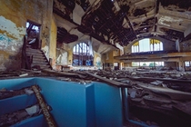 View from the Baptismal Pool of a Detroit Church x 