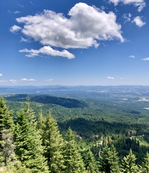 View from the East Moscow Mountain Idaho 