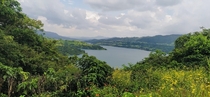 View from top of the hill Lavasa Maharashtra India 