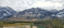 View from Trans Canada Highway Banff National Park AB 
