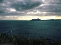 View from Udo island in Jeju South Korea