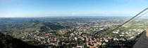 View of a village in The Republic of San Marino the worlds oldest republic 