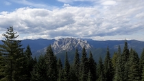 View of Castle Crags from Girard Ridge Lookout Castella CA 