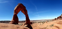 View of Delicate Arch in Arches NP UT 