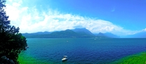 View of Lake Garda from Isola del Garda 