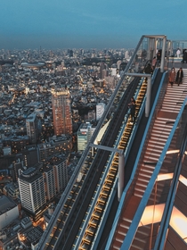 View of Tokyo from atop Shibuya Scramble Square